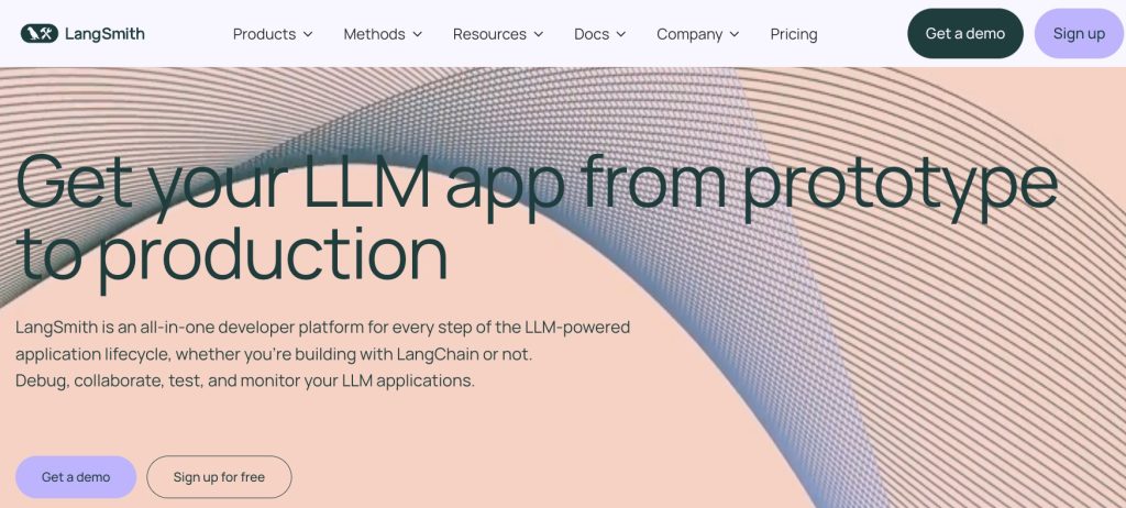 Langsmith LLM observability tool
