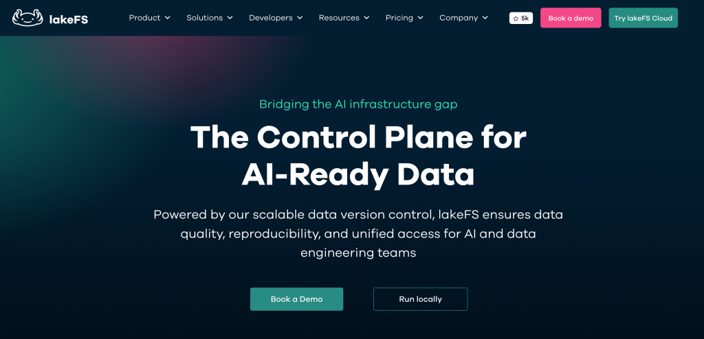 lakeFS scalable data version control